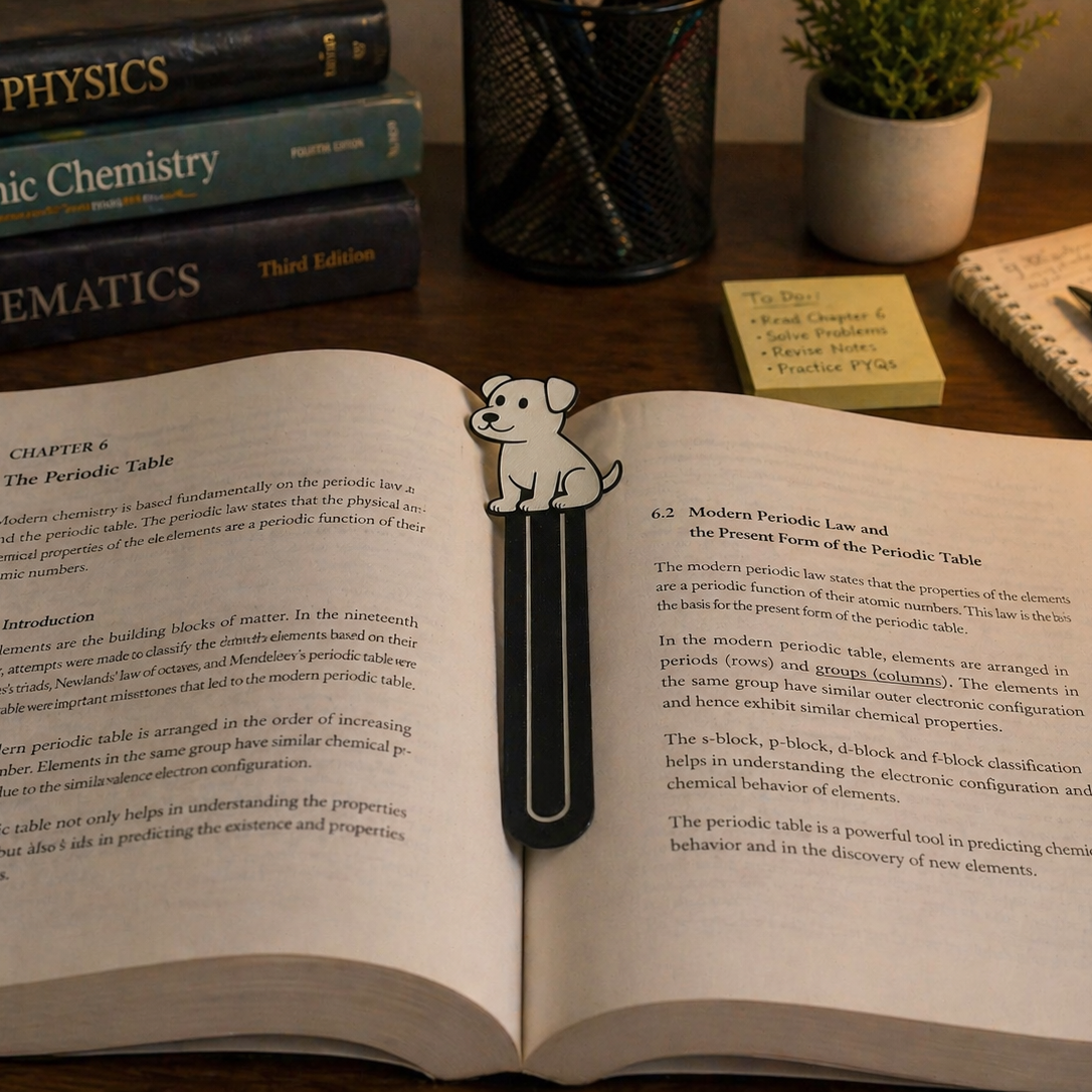 Cute Dog Bookmark