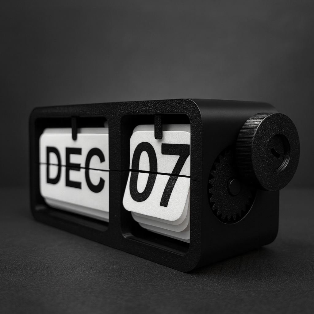 Modern Manual Flip Calendar