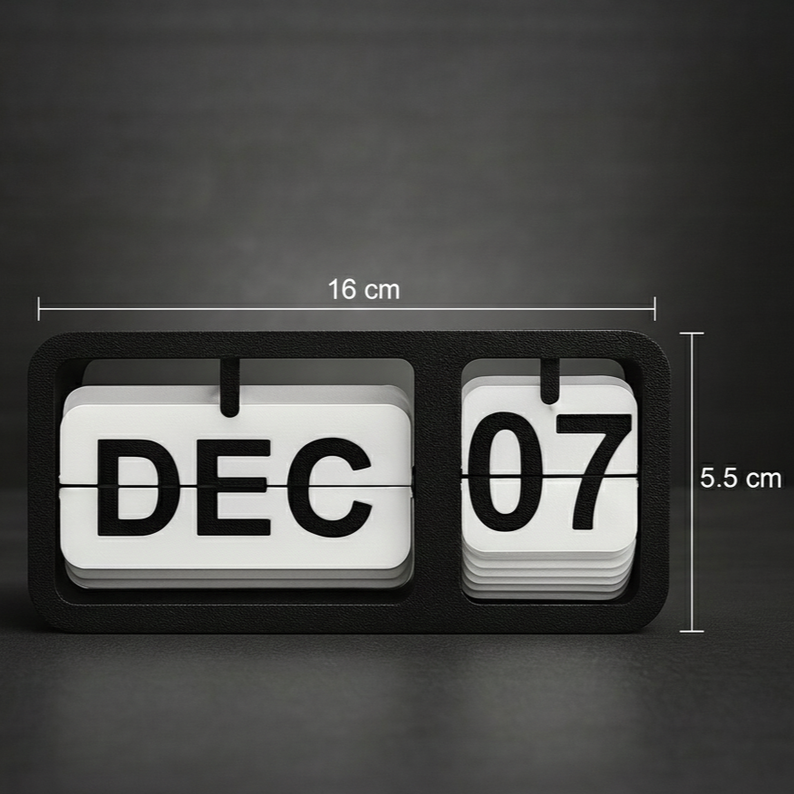 Modern Manual Flip Calendar
