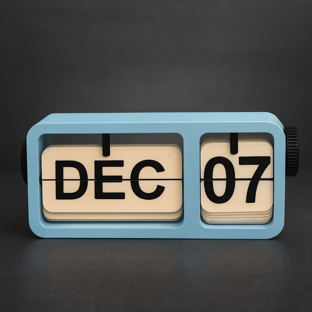 Modern Manual Flip Calendar