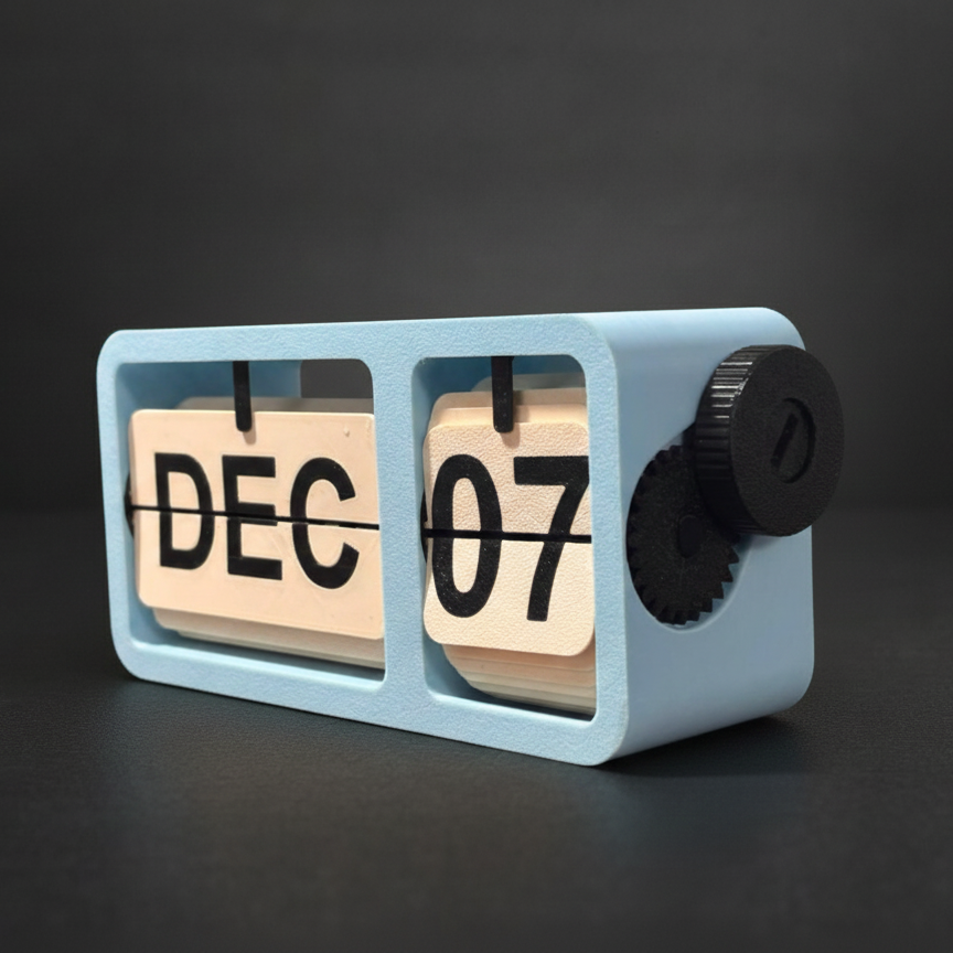 Modern Manual Flip Calendar